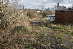 
The Clydach Railroad branch to Beaufort ironworks behind the Rhyd-y-Blew Inn, March 2019