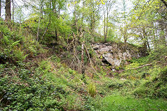 Thornes Quarry upper workings, Brynawel, May 2014
