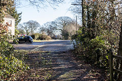 Llis-pentwyn Ishaf Pit tramroad, Cwm Philkins, Blackwood, January 2020