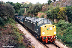 'D200 40122' at Pennar Tunnel on the 'Gwent Valley Explorer', May 1987, © Photo courtesy of Jim Sparks