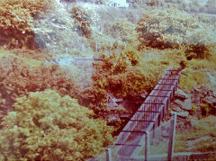 Pennar Lane Western aqueduct on Halls Road, Pentwynmawr, c1970s, © Photo courtesy of Phil Davies