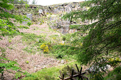 Nine Mile Point Colliery quarry, May 2014