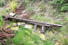Nine Mile Point Colliery quarry axle beam, May 2014