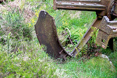 Nine Mile Point Colliery quarry winding drum, May 2014