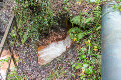 The Rock Collieries drain, Blackwood, December 2015