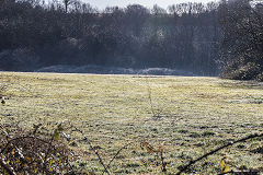 The site of Tir Filkins Colliery, January 2020