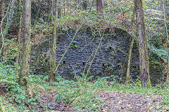 Wentloog Colliery tipping bank, Ynysddu Brickworks, November 2015