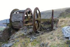 
Bedwellty Pits Quarry incline winding drum, December 2010