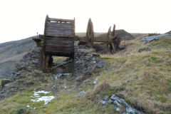 
Bedwellty Pits Quarry incline winding drum, December 2010