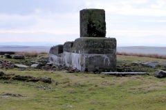 
Bedwellty Pits Colliery aerial ropeway top station, December 2010