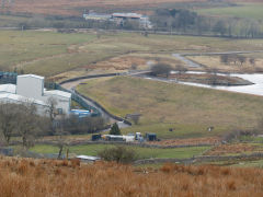 
Shon Seffreys Reservoir spillway, Blaen-y-cwm, Sirhowy, April 2013