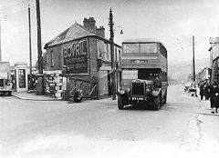 
The Yard gates on the Trefil tramway at Church Street, Tredegar, © Photo courtesy of the 'Monmouthshhire Memories' group