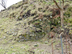 Hollybush Colliery foundations, March 2013