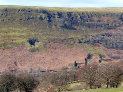 
Pochin Colliery quarry and<br>Darren Level, March 2014