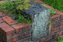 
'1797' keystone from one of the Sirhowy furnaces, June 2019