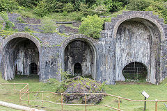 
The charging arches, Sirhowy Ironworks, June 2019