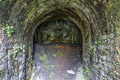 
Behind the first charging arch, Sirhowy Ironworks, June 2019