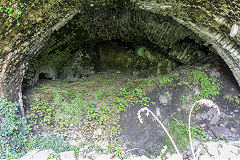 
Behind the third charging arch, Sirhowy Ironworks, June 2019