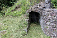 
Above the charging arches, Sirhowy Ironworks, June 2019