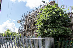 
Tredegar Ironworks Shop Row, the Company truck shop, June 2019