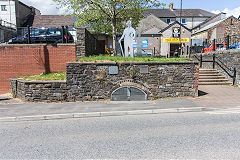 
Yard Level, Tredegar, where the largest single lump of coal was hewn, now in Bedwellty House, June 2019