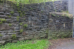 Bridge Street abutments, Tredegar, August 2019