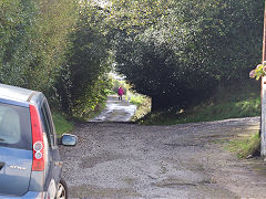 'Mountain Pit incline and tramway looking up, October 2023