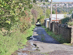'Mountain Pit incline and tramway looking down, October 2023