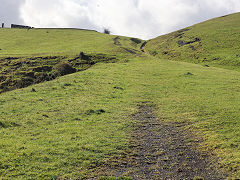 'Mountain Pit incline and tramway looking up, October 2023