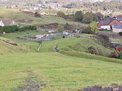 'Mountain Pit incline and tramway looking down, October 2023
