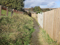 
'Mountain Pit exchange sidings with the Tredegar Tramroad, October 2023