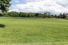 
The site of Briggs Pit or Tredegar No 4 Pit, Tredegar, the park is built from the  tips, June 2019