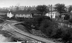 The Rassa (Trefil) Tramroad bridge at Carmeltown, rebuilt in 1806, in c1915, © Photo courtesy of Geoff Palfrey