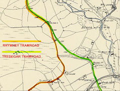 
The Tramroads at Nant-y-bwch, 1875