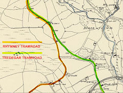 
The Tramroads at Nant-y-bwch, 1875