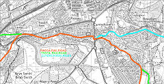 
The Trefil Tramroad and others through Beaufort