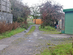 The Rhymney Tramroad at Nant-y-bwch looking towards Trefil, October 2023