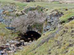 
The Eastern culvert under the Trefil Tramroad around Cwm Milgatw, April 2013