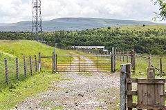 The Trefil Railway trackbed towards Beaufort, June 2019