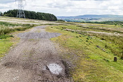 The Trefil Railway trackbed towards Beaufort, June 2019
