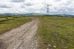The Trefil Railway trackbed towards Trefil, June 2019