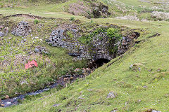 The Eastern culvert under the Trefil Tramroad around Cwm Milgatw, June 2019