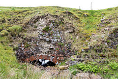 
The Eastern culvert under the Trefil Tramroad around Cwm Milgatw, June 2014