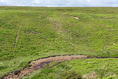 
The Western side of the Trefil Tramroad around Cwm Milgatw, June 2014