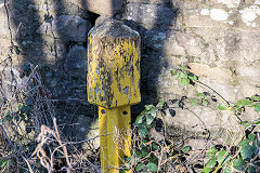 
Addison Way milepost, Bedwas, January 2016