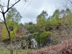 
Bedwas Colliery quarry at ST 1812 8944, May 2013