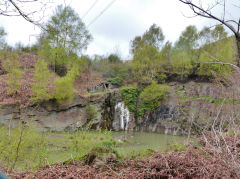 
Bedwas Colliery quarry at ST 1812 8944, May 2013