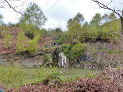 
Bedwas Colliery quarry at ST 1812 8944, May 2013