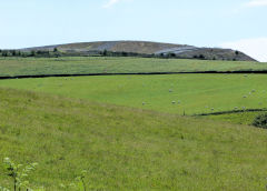 
Upper tip at ST 1775 9060 as seen from Wyllie tip, Bedwas Colliery, April 2012