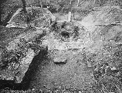 Rudry Ironworks from the top of the charging bank, 1973, © Photo courtesy of Risca Museum